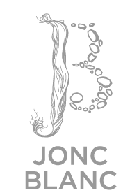 Logo Jonc Blanc gris, Vin nature